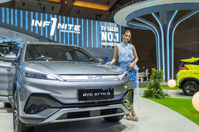 Atto 3 Advanced Plus mewarnai keikutsertaan BYD di IIMS