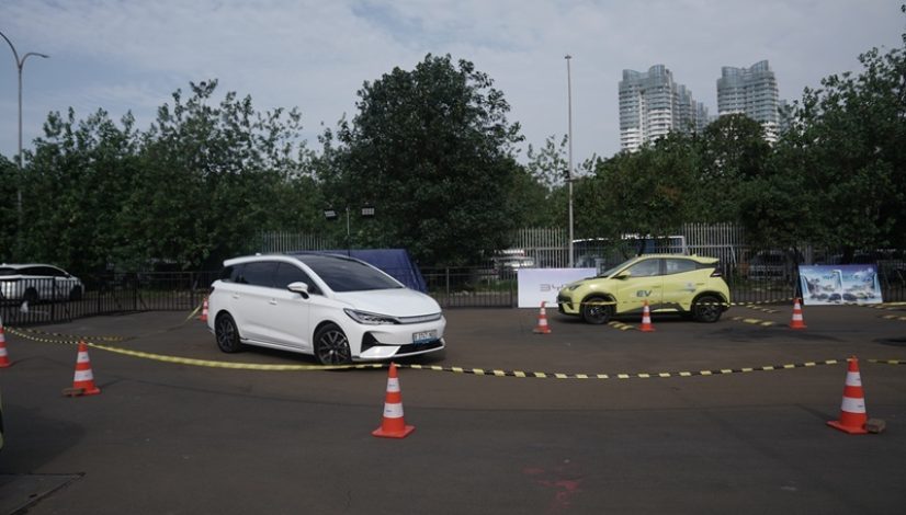 Area test drive ekslusif BYD dipadati pengunjung IIMS 2026