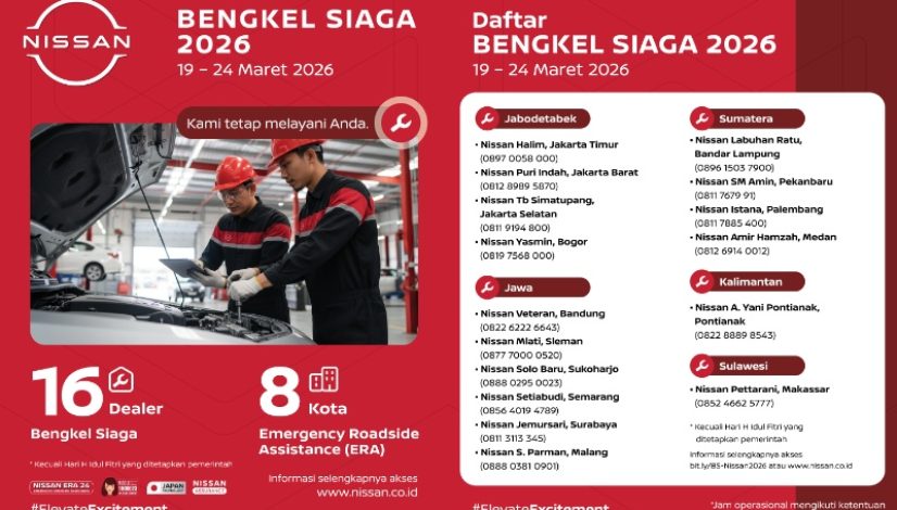 Layanan bengkel siaga nissan