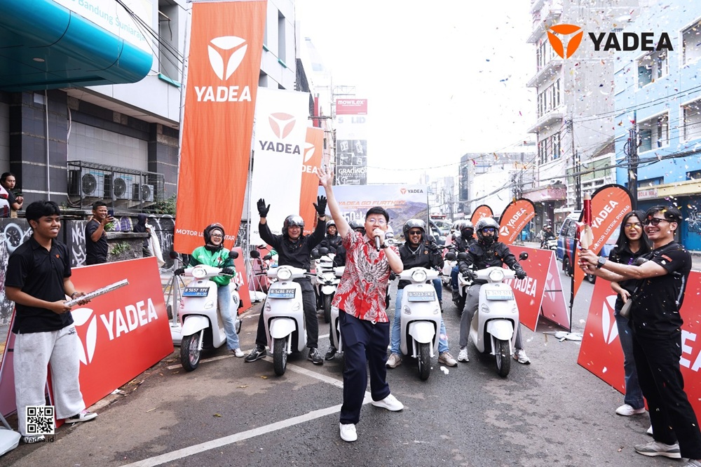 Event 150+KM Challenge Yadea digelar dengan rute Bandung-Bogor