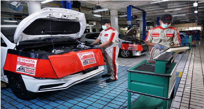 Layanan bengkel resmi untuk Toyota di Auto2000