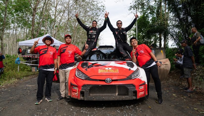 TGRI bersama GR Yaris Rally2 berhasil kuasai Kejurnas Rally 2026