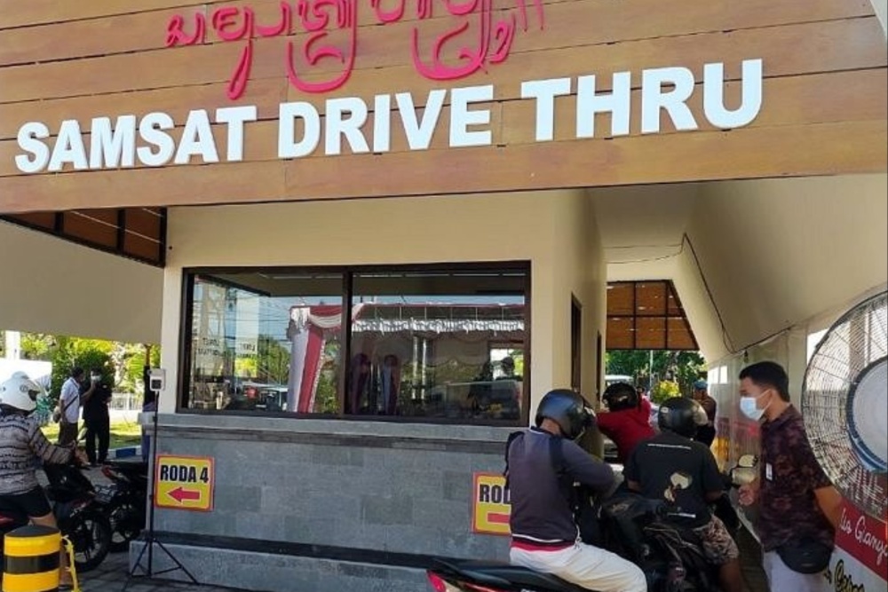 Samsat Drive Thru di Bali
