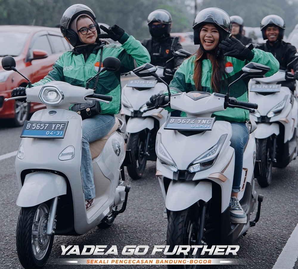 Para peserta touring Yadea