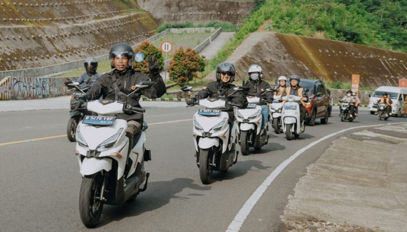 Yadea OSTA dan Velax menuntaskan tantangan antarkota Bandung ke Bogor