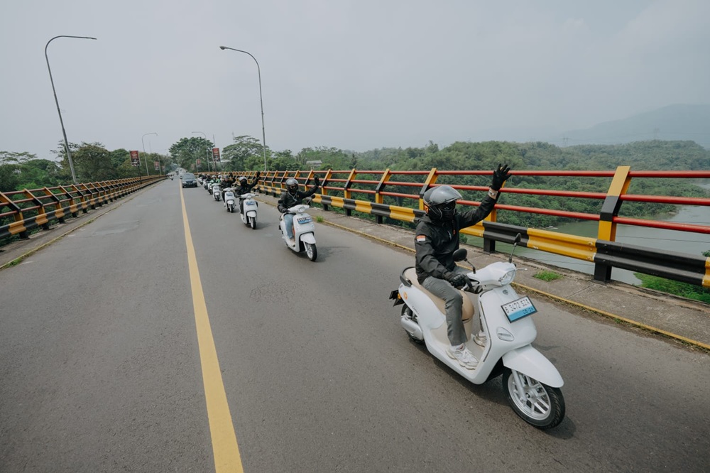 150+Challenge Yadea dengan rute Bandung-Bogor