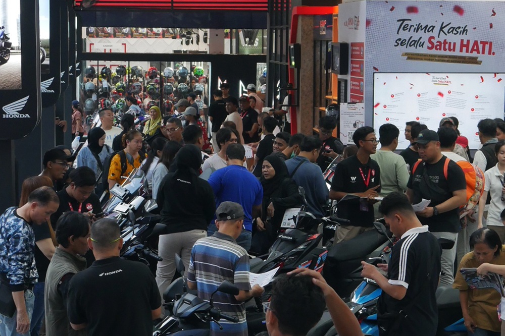 Booth Honda di Jakarta Fair Kemayoran 2026