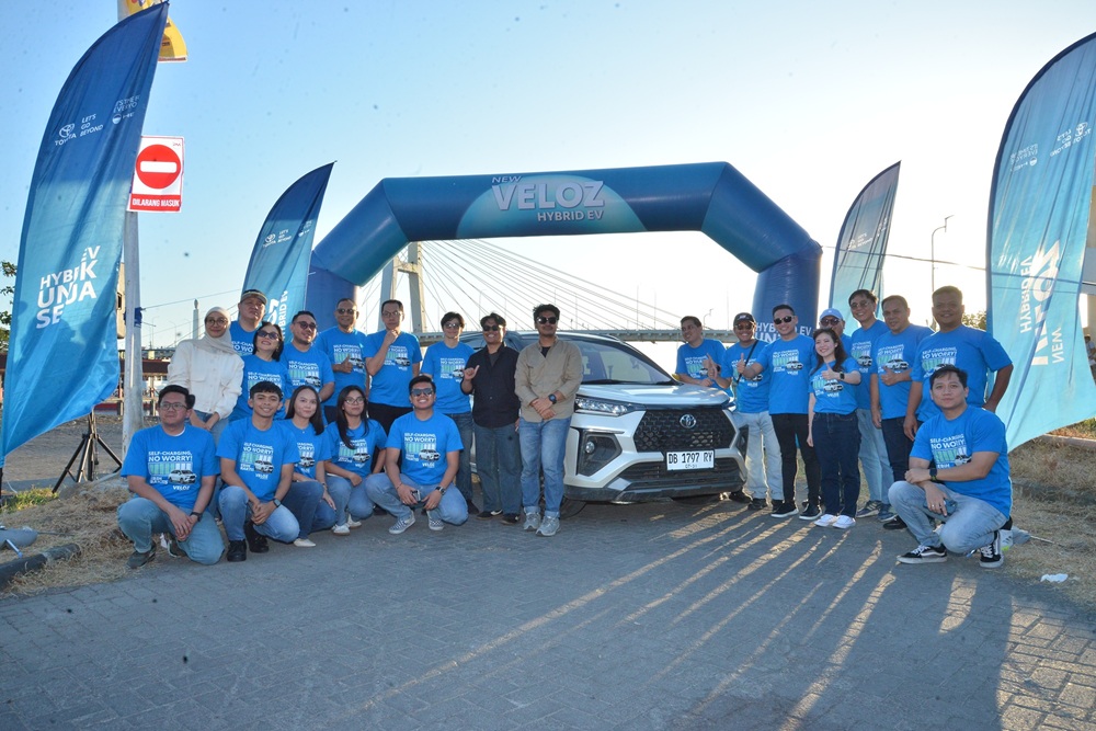 Toyota Veloz Hybrid EV ditantang menaklukkan pulau Sulawesi