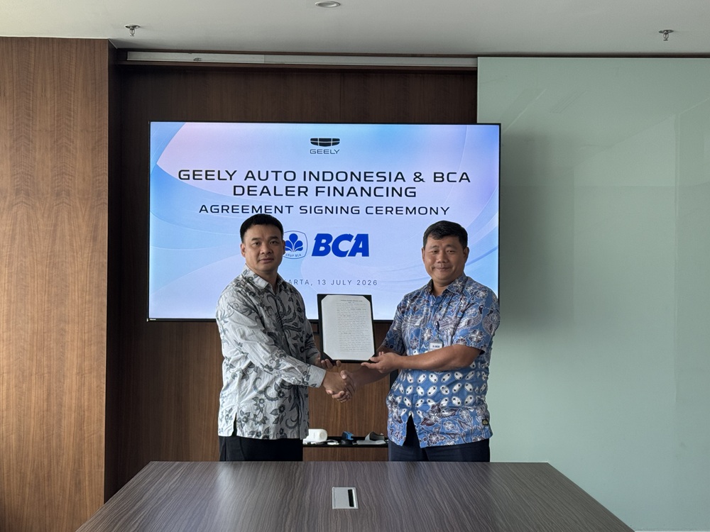 Geely dan BCA resmi menjalin kemitraan pembiayaan untuk mendukung jaringan dealer