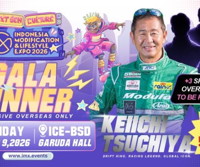 Kesempatan Istimewa! Intip Keseruan IMX Exclusive Dinner Bareng 'Drift King' Keiichi Tsuchiya di IMX 2026