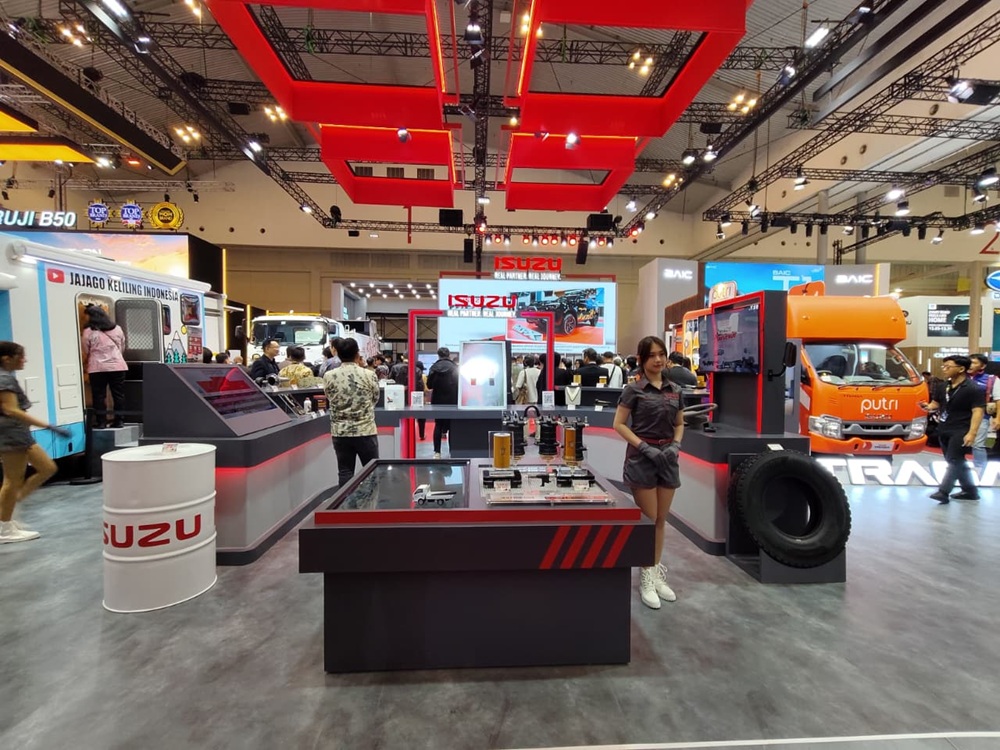 Area suku cadang Isuzu