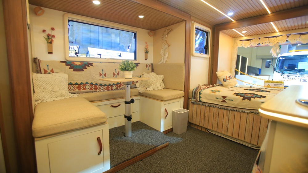 Interior ELF NLR Campervan