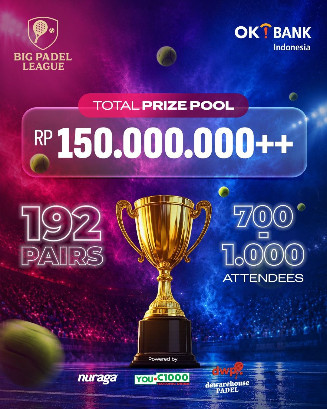 banner 2 event big padel league 2026 autocorner indonesia