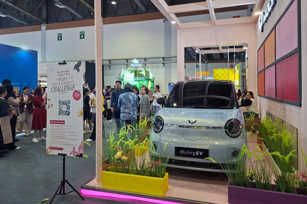 Wuling EV, model terbaru yang mejeng di Jakarta X Beauty 2026