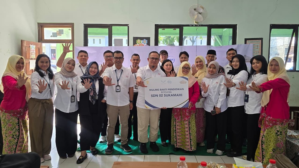 Program Wuling Bakti Pendidikan sambangi SDN 02 Sukamahi