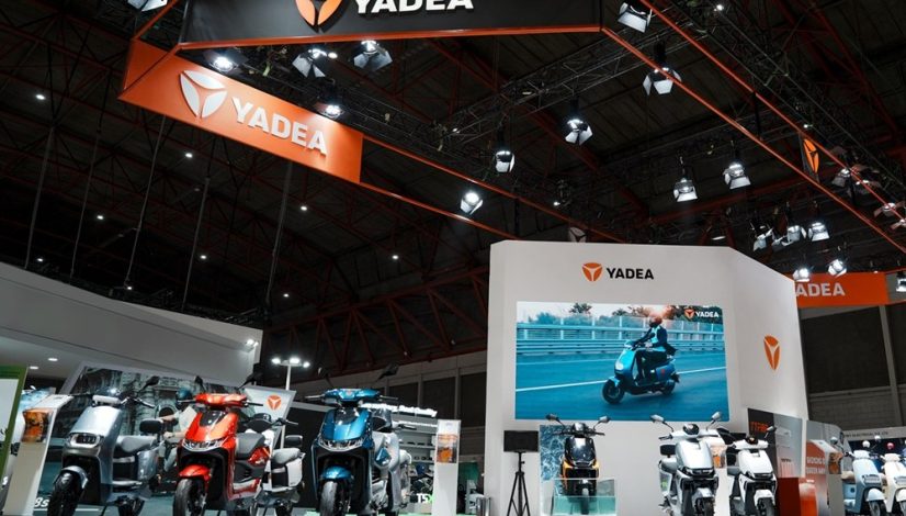 Ilustrasi booth Yadea