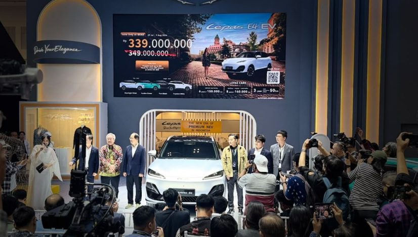 Pengumuman harga LEPAS E4 EV di GIIAS 2026