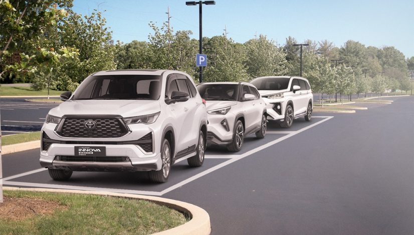 Parkir paralel mobil hybrid Toyota