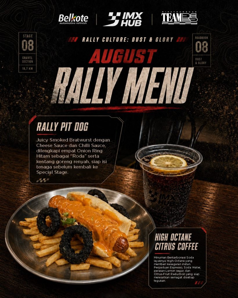 menu rally pit dog imx hub 2026 autocorner