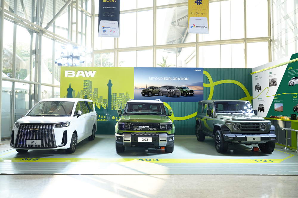 Lini produk BAW Indonesia di GIIAS 2026