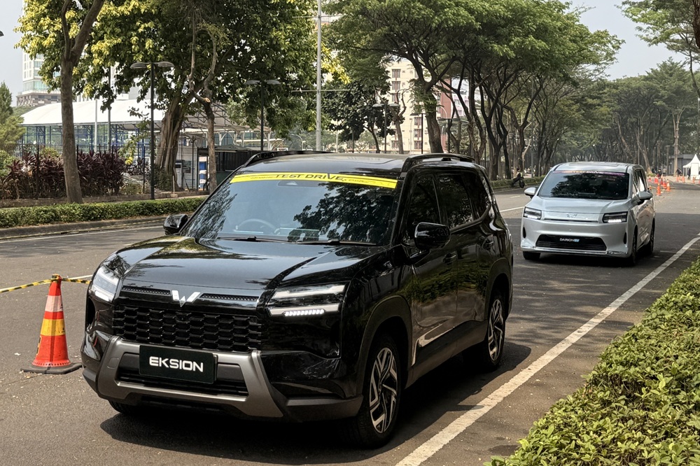 Sesi test drive Wuling di GIIAS 2026