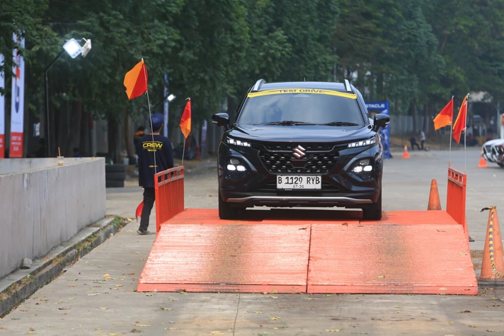 Aktivitas test drive Fronx di GIIAS 2026